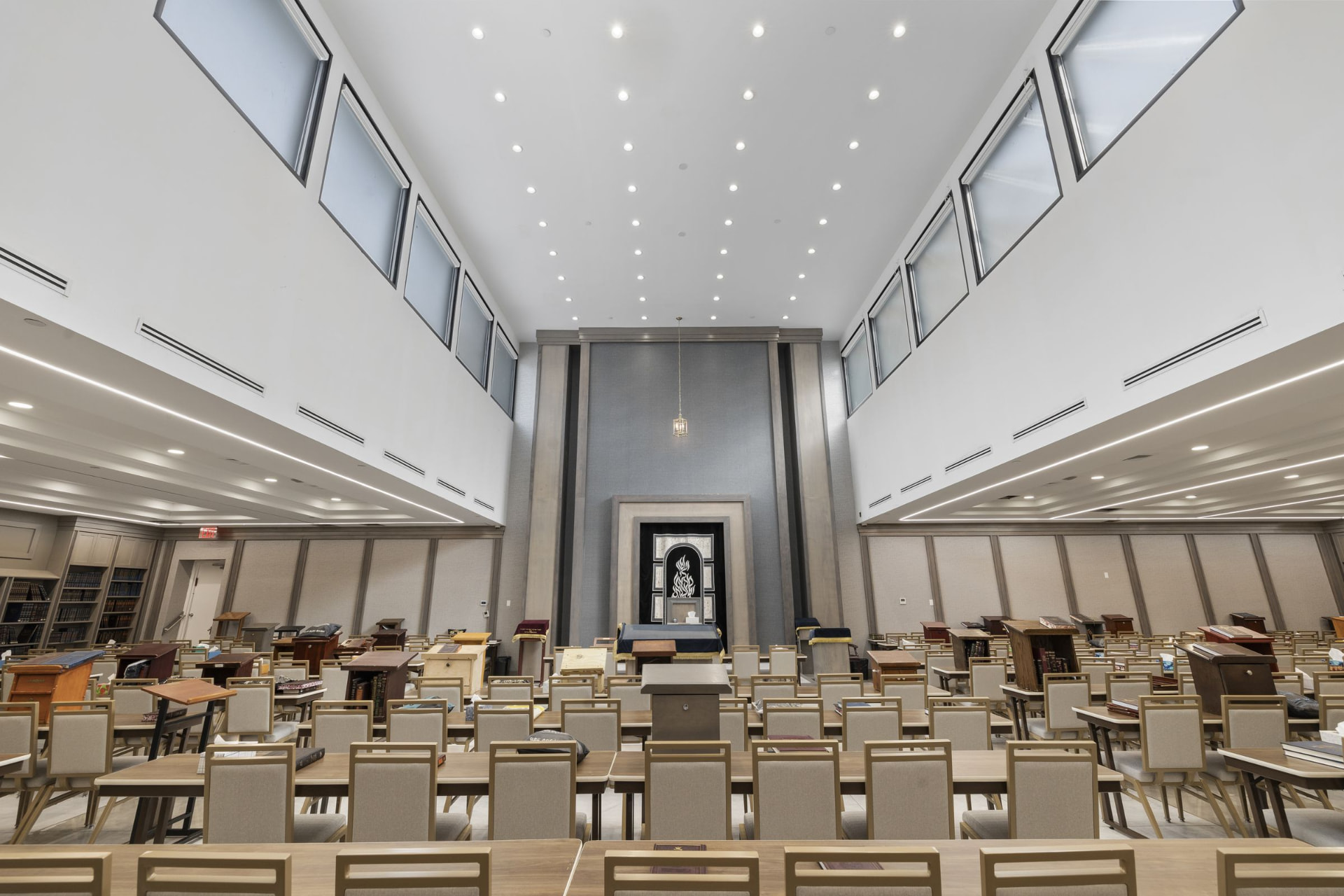 Main hall, looking toward the front